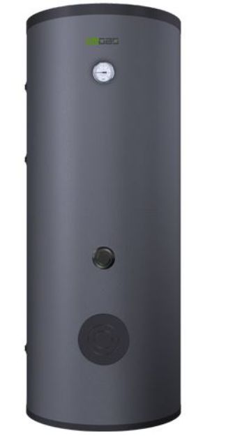 Kép Heizer SOH 1003ISO, 1000L-es álló indirekt tároló, 2 hőcserélővel, zománc bevonattal, ISOMAX szigetelés
