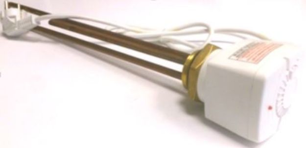 Kép Heizer 5/4˝ - 3 kW elektromos fűtőbetét termosztáttal