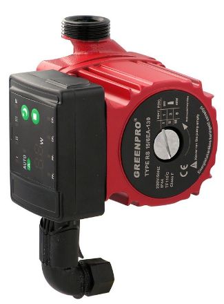 Mutassa a/az GREENPRO RS15/6EA-130 A-energiaosztályú, fűtési keringető szivattyú, készülékszivattyú részleteit Kép GREENPRO RS15/6EA-130 A-energiaosztályú, fűtési keringető szivattyú, készülékszivattyú