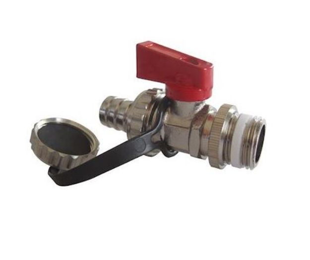 Kép Syveco kazántöltő 1/2", karos, nikkelezett RVC15T