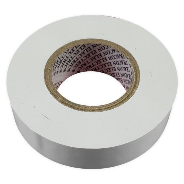 Kép Szigetelőszalag, 20m x 18mm, fehér