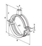 Kép Fischer FRS-L Gumibetétes bilincs 53-59, kétrészes gumibetétes bilincs