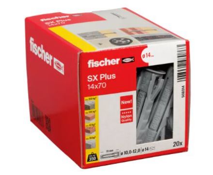 Mutassa a/az Fischer SX Plus14 rögzítődübel (14/70) részleteit Kép Fischer SX Plus14 rögzítődübel (14/70)