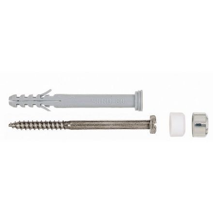 Mutassa a/az Fischer S 8 RD 80 WCR WC rögzítő garnitúra részleteit Kép Fischer S 8 RD 80 WCR WC rögzítő garnitúra