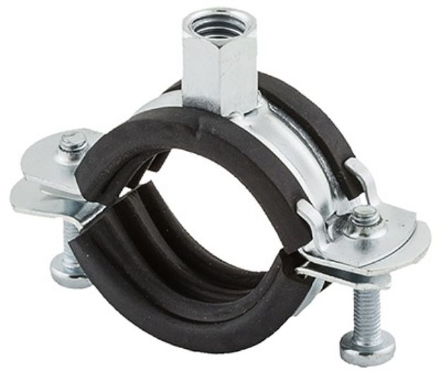 Kép Fischer FRS Plus gumibetétes bilincs 72-80mm, 21/2" gumibetétes csőbilincs (079451)