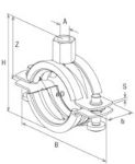 Kép Fischer gumibetétes csőbilincs 121-127mm (79456)