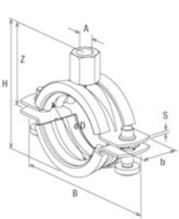 Mutassa a/az Fischer gumibetétes csőbilincs 121-127mm (79456) részleteit Kép Fischer gumibetétes csőbilincs 121-127mm (79456)