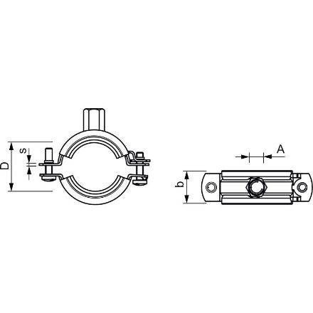 Mutassa a/az Fischer FRS Kétrészes gumibetétes csőbilincs 133-141 részleteit Kép Fischer FRS Kétrészes gumibetétes csőbilincs 133-141