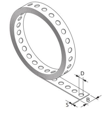 Mutassa a/az Fischer LBK 14 acél szerelőszalag 10m (079553) részleteit Kép Fischer LBK 14 acél szerelőszalag 10m (079553)