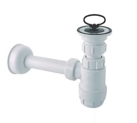 Mutassa a/az McAlpine Mc5/4˝- NA32 műanyag mosdószifon leeresztő szeleppel részleteit Kép McAlpine Mc5/4˝- NA32 műanyag mosdószifon leeresztő szeleppel