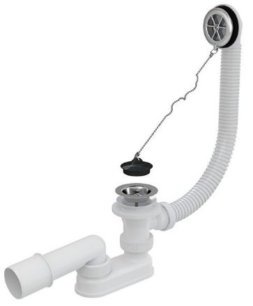 Mutassa a/az McAlpine 6/4˝-NA40/50 kád le- és túlfolyó garnitúra részleteit Kép McAlpine 6/4˝-NA40/50 kád le- és túlfolyó garnitúra