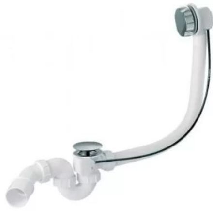 Mutassa a/az McAlpine Automata kádleeresztő szett, fém gombbal, túlfolyóval részleteit Kép McAlpine Automata kádleeresztő szett, fém gombbal, túlfolyóval