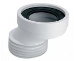 Kép McAlpine NA110 excenteres WC bekötő idom 40mm eltolással, lamellázott, L=120mm