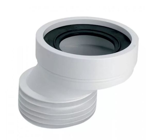 Kép McAlpine WC bekötőcső 120mm / 20mm eltolással (HC38-20WC) 