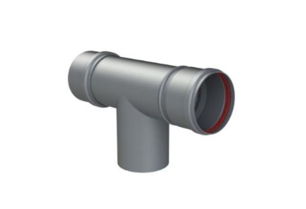 Kép Tricox PPs D80 ellenőrző T-idom