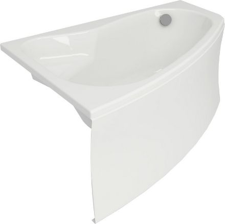 Mutassa a/az Cersanit Sicilia akryl balos fürdőkád 140x100 S301-093 részleteit Kép Cersanit Sicilia akryl balos fürdőkád 140x100 S301-093