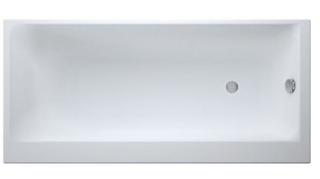 Kép Cersanit Smart 170x80cm balos akryl fürdőkád lábbal (S301-117)