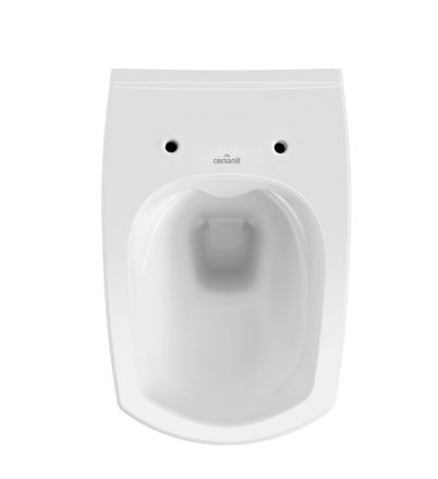 Mutassa a/az Cersanit Carina fali WC, perem nélküli öblítéssel, clean on technológia részleteit Kép Cersanit Carina fali WC, perem nélküli öblítéssel, clean on technológia