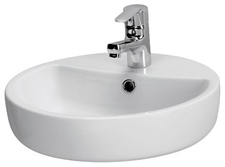 Mutassa a/az Cersanit Caspia Ring 44 mosdó 44x44cm (K11-0094) részleteit Kép Cersanit Caspia Ring 44 mosdó 44x44cm (K11-0094)