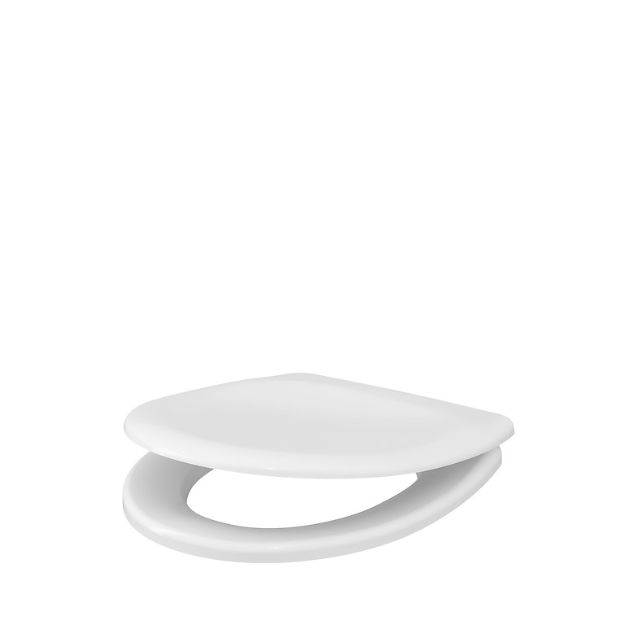 Kép Cersanit Delfi WC ülőke, lecsapódásgátlóval, duroplast, antibakteriális (K98-0081) 3DELFIWCÜLŐKELECS