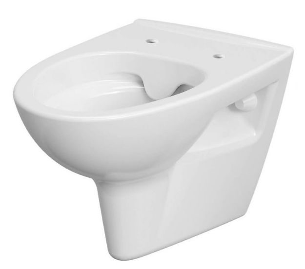Kép Cersanit Parva fali WC, perem nélküli, fehér (K27-061)