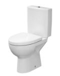 Kép Cersanit Parva 010 monoblokk hátsó kif. WC + 3/6L tartály + duroplast ülőke, fehér (K27-001)