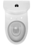 Kép Cersanit Parva 010 monoblokk hátsó kif. WC + 3/6L tartály + lecsapódásgátlós duroplast ülőke, fehér (K27-002)