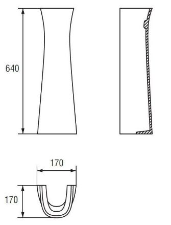 Mutassa a/az Cersanit President mosdóláb, fehér (K08-011) részleteit Kép Cersanit President mosdóláb, fehér (K08-011)
