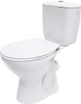 Kép Cersanit President monoblokk hátsó kifolyású, WC szett (K08-028)