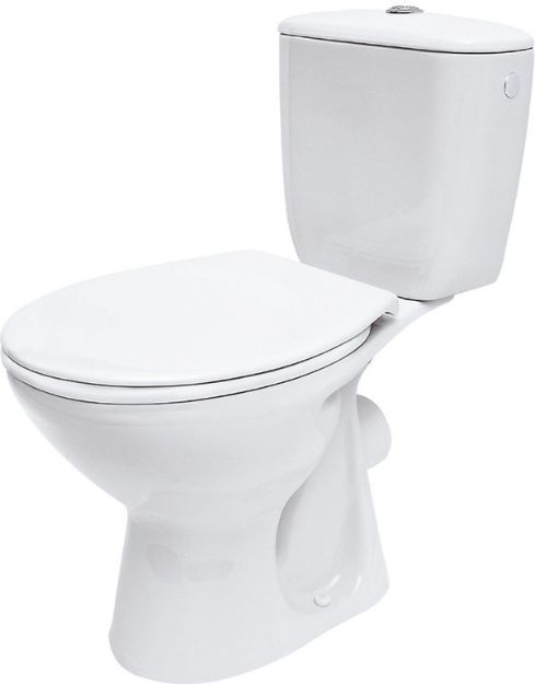 Kép Cersanit President monoblokk hátsó kifolyású, WC szett (K08-028)