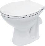 Kép Cersanit President P10 WC, mélyöblítésű, hátsó kifolyású, fehér (K08-014)