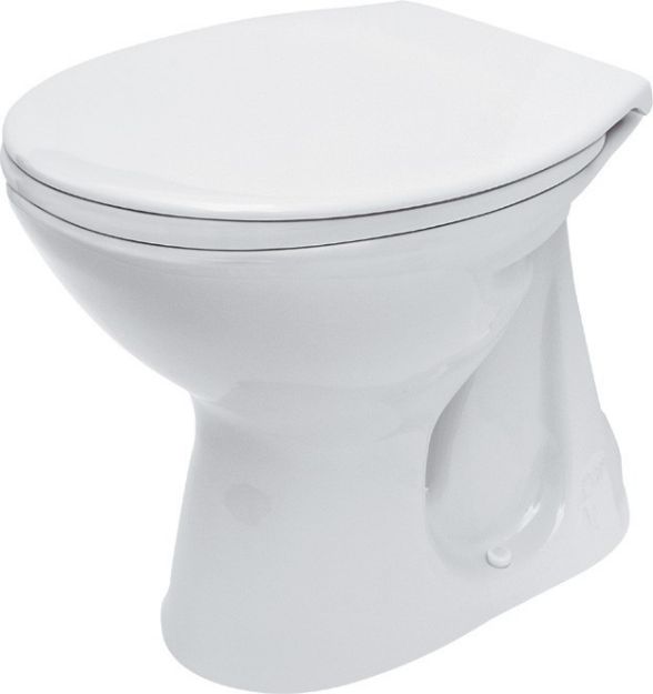 Kép Cersanit President P20 WC, mélyöblítésű, alsó kifolyású, fehér (K08-015)
