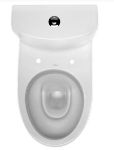 Kép Cersanit Parva 020 monoblokk alsó kif. WC + 3/6L tartály + lecsapódásgátlós duroplast ülőke, fehér (K27-003)