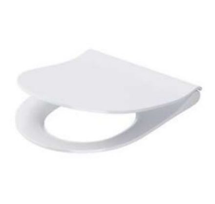 Mutassa a/az Cersanit Mesto perem nélküli ovális fali WC lecsapódságátlós duroplast ülőkével részleteit Kép Cersanit Mesto perem nélküli ovális fali WC lecsapódságátlós duroplast ülőkével