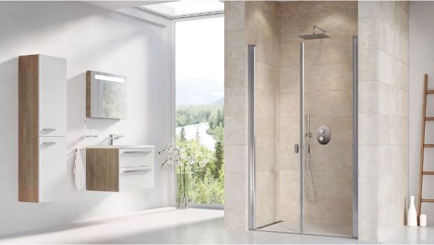 Kép Ravak Zuhanyajtó CSDL2-90 fehér+Transparent 0QV7C10LZ1