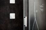 Kép Ravak zuhanykabin, MSDPS-100/80 jobbos szatén+Transparent 0WPA4U00Z1