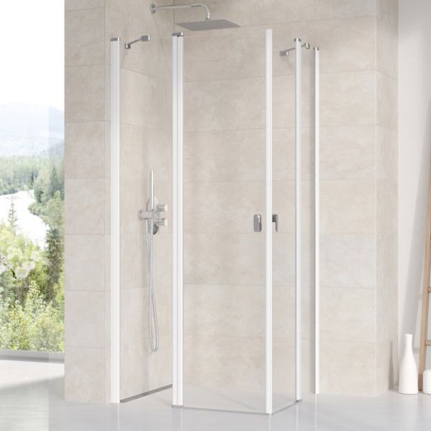Kép Ravak Zuhanykabin CRV2-80 fehér+Transparent 1QV40100Z1