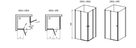 Mutassa a/az Ravak Zuhanykabin CRV2-80 krómhatású+Transparent (84-1QV40C00Z1) részleteit Kép Ravak Zuhanykabin CRV2-80 krómhatású+Transparent (84-1QV40C00Z1)