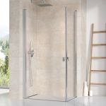 Kép Ravak zuhanykabin CRV1-100 Krómhatású+Transparent 1QVA0C01Z1