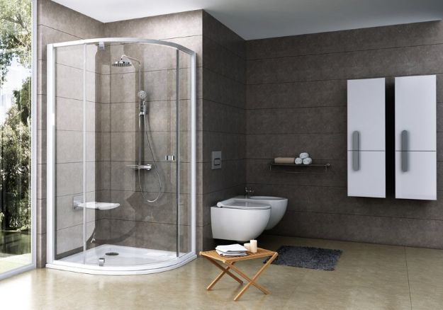 Kép Ravak Zuhanykabin PSKK3-80 fehér/fehér zsanér, fogantyú +Transparent 37644101Z1