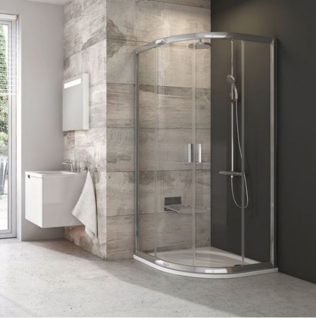 Kép Ravak Zuhanykabin BLCP4-80 fehér+Transparent (84-3B240100Z1)