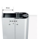 Kép Ravak zuhanykabin CSKK4-90 fehér + Transparent 3Q170100Z1