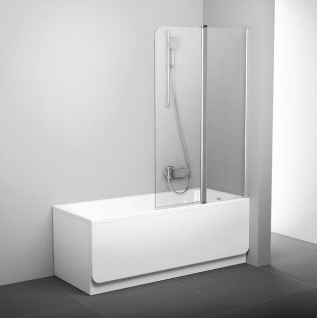 Kép Ravak Kádparaván, CVS2-100 L szatén+Transparent (84-7QLA0U00Z1)