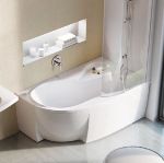 Kép Ravak  Kád ROSA 95 150x95 L fehér (84-C551000000)