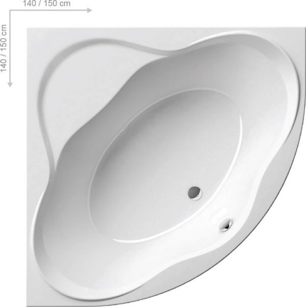 Kép Ravak akrilkád NEW DAY 150x150 fehér C661000000