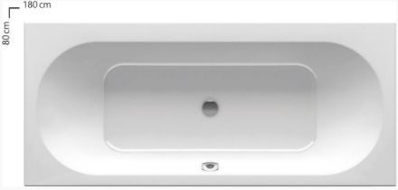 Mutassa a/az Ravak kád, CITY SLIM 180x80, fehér C921300000 részleteit Kép Ravak kád, CITY SLIM 180x80, fehér C921300000