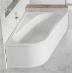 Kép Ravak kád, CHROME 170x105 R (jobbos), fehér CA41000000