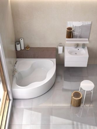 Mutassa a/az Ravak GENTIANA akril sarokkád 140x140 cm CF01000000 részleteit Kép Ravak GENTIANA akril sarokkád 140x140 cm CF01000000