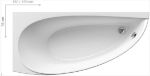 Kép Ravak Kád, AVOCADO 160x70 L (balos), fehér (84-CQ01000000)