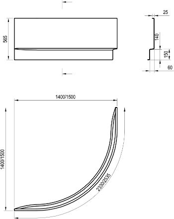 Mutassa a/az Ravak előlap panel Gentiana, Newday 150 cm fehér CZG1000AN0 részleteit Kép Ravak előlap panel Gentiana, Newday 150 cm fehér CZG1000AN0